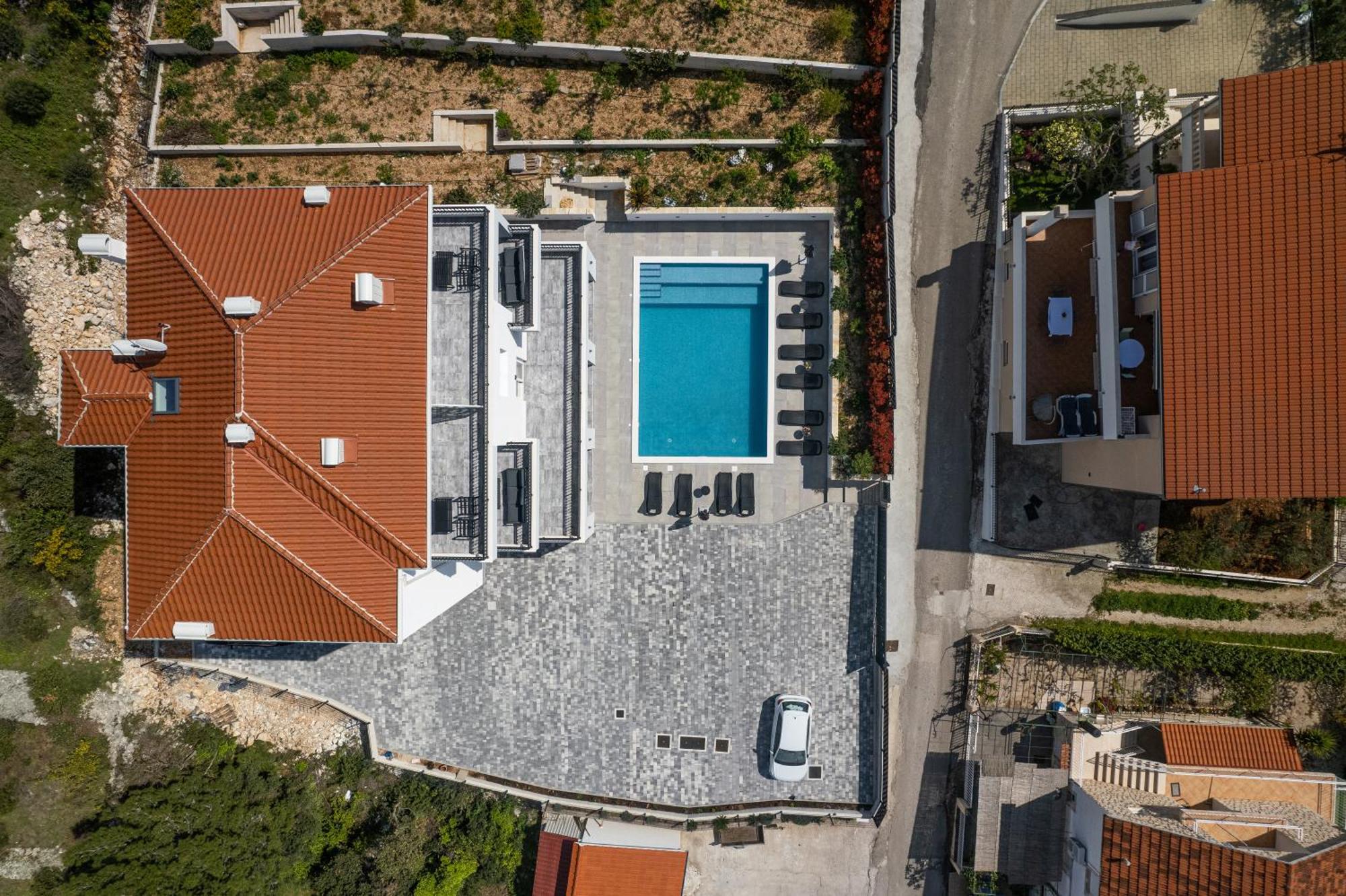 Villa Barbara & Zoran With Free Parking And Heated Swimming Pool Seget Vranjica Exterior foto